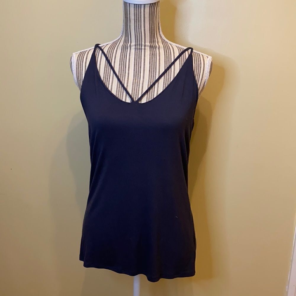 AMERICANABLE Women’s Tank Top. Navy. Medium